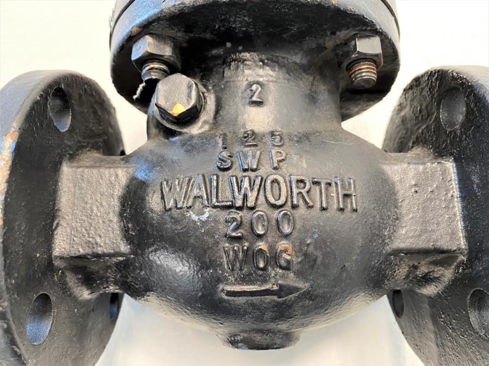 Walworth 2" 125# Cast Iron Flat Face Swing Check Valve, W928